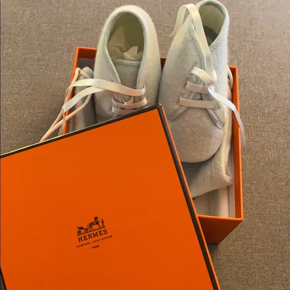 Hermès baby booties